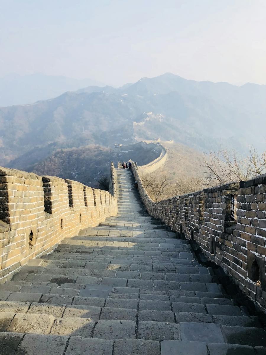 A quiet moment on the Great Wall near Beijing